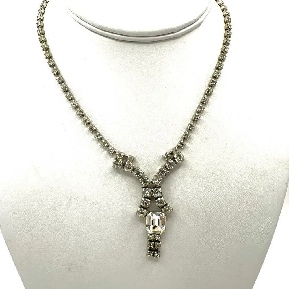 Rhinestone necklace